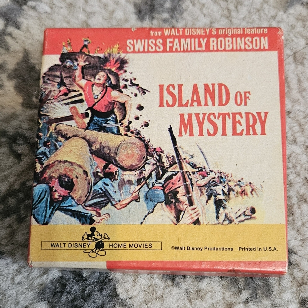 Disney Island of Mystery Vintage 8mm Film Reel